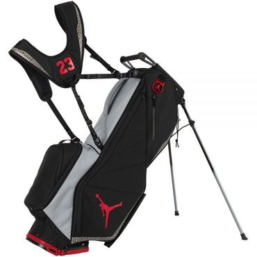  미국 나이키 골프가방 Mens Nike Jordan Fade Away Stand Bag 24- 블랙/Cement Gray/Fire Red 17