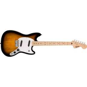 일본 펜더 스트라토캐스터 Squier by Fender Sonic Mustang 메이플 핑거보드 화이트 픽가드 2색