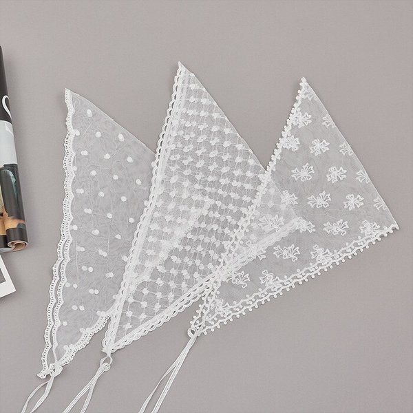 [올리비에스클로젯] 로맨틱 레이스 시스루 커치프_O2604AC010B