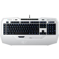 독일 로켓 키보드 ROCCAT Isku Illuminated Gaming Keyboard with USB German Layout QWERTZ whi