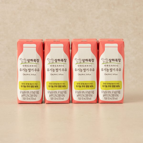 유기농 딸기우유 500ml (125ml*4입)