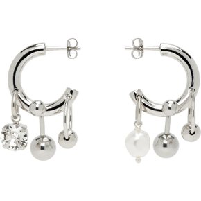 저스틴 클렌퀏 SSENSE 익스클루시브 앤드류 크리스탈 이어링 ANDREW CRYSTAL EARRINGS Crystal