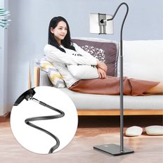 135cm 침대 스탠드 휴대폰 태블릿 자바라 거치대 OSA-BJ3 360도회전 최대11인치