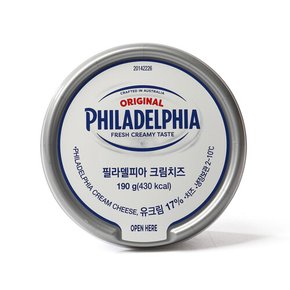 필라델피아 크림치즈 플레인 190g / 모닝빵 / 샌드위치 / 간식빵 / 베이글