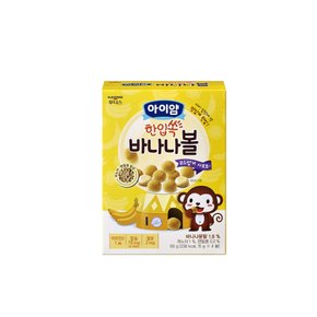 아이얌 한입쏙 바나나볼 60g
