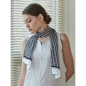 Anatomy Long Petit Silk Scarf [PML-1403]