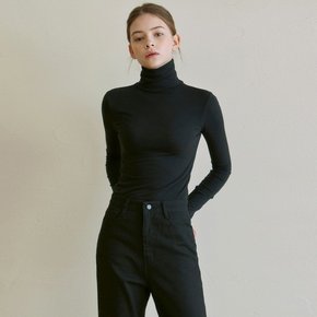 [YAN13] NAPPING TURTLENECK TOP_BLACK