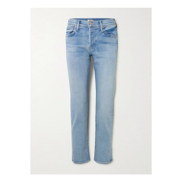 하이커 호버 미드라이즈 스트레이트 진 라이트 데님 1647597349715536