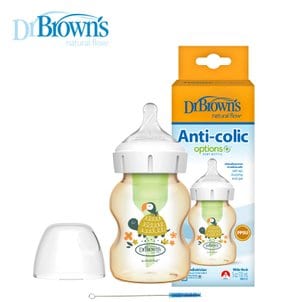 닥터브라운 와이드넥 옵션스 플러스 터틀 PPSU 150ml 1P