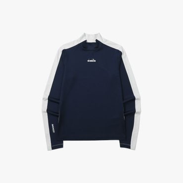 디아도라 [공식스토어] 쿨코어 하프넥 티셔츠 우먼 NAVY (D4322TIN24NVS)