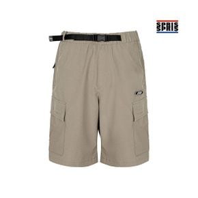 남성 옵션 벨트 카고 팬츠 베이지_P392896072