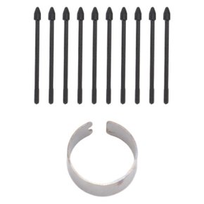 10PCS EMR 디지털 펜 호환용 팁 ABS 터치 스크린 교체품 레마커블 1 2 킹 라이트 MR05 블랙용