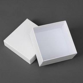 선물포장용 상자 종이박스 하드페이퍼_12x12_화이트
