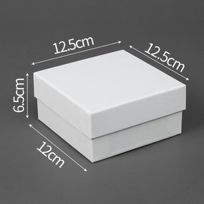 선물포장용 상자 종이박스 하드페이퍼_12x12_화이트