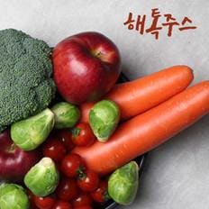 팸쿡 꿀조합 주스 키트 STEP1. 해톡주스(브로콜리,당근,미니양배추,사과,방울토마토)