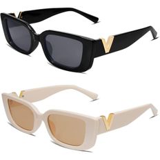 독일 보테가 베네타 선글라스 Pack of 2 Quick Glasses Rave Sunglasses Women V Retro Trendy C