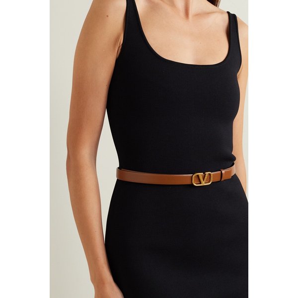 브이로고 리버시블 가죽 벨트 탠 브라운 1647597279337008