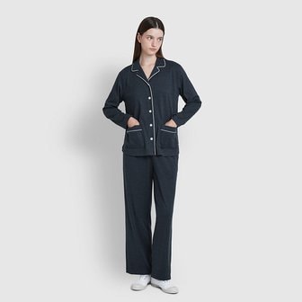 JAJU 여 코지 포켓 파자마 세트 J215401019056