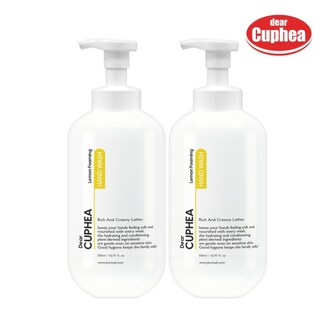  디어 쿠페아 포밍 레몬 핸드워시 500ml x2개 손세정제 손소독제 답례품 선물 비누 친환경 물비누