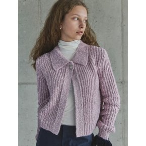 ONE BUTTON CARDIGAN / PINK