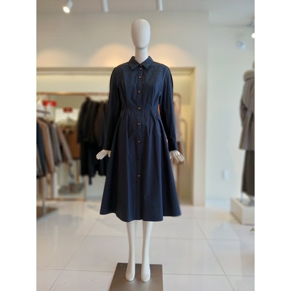[여주점] 씨씨콜렉트 코튼백밴딩셔츠형원피스 E261mse102