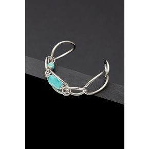 Amazonite Honey Bangle