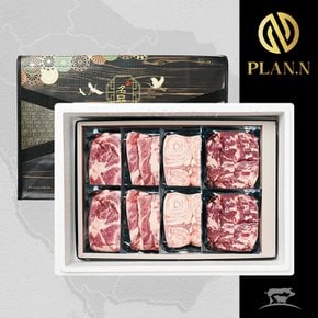 [9/19 명절이후 순차배송][PLANN] 이베리코 베요타 프리미엄 선물세트 3호 1.6kg(목살400,갈비400,눈꽃400,황제400)