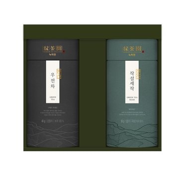 녹차원 우전 작설 지관 선물세트 (우전차40g+작설세작50g+선물쇼핑백1)