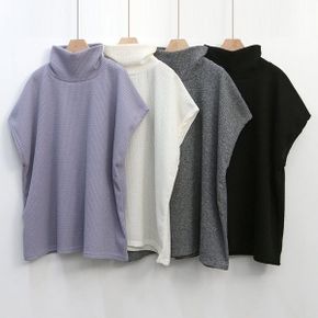빅사이즈폴라베스트 K445L411 컬러하이넥폴라조끼 NO_P378295418