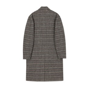 SINGLE BREASTED WOOL OVER COAT_CHECK