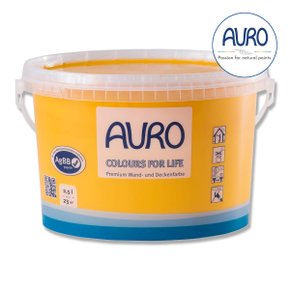AURO 아우로 No.555 조색(색상있음) 2.5L(약23㎡시공) 800가지 색상 내부용 월페인트 벽지페인트 천연페인트 셀프페인팅
