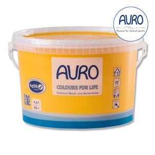 숲속향기 AURO 아우로 No.555 조색(색상있음) 2.5L(약23㎡시공) 800가지 색상 내부용 월페인트 벽지페인트 천연페인트 셀프페인팅