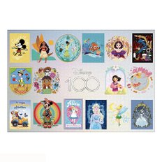 텐요1000 개 지그 소 퍼즐 디즈니 Disney 100 : Global Artist Series (51x73.5cm)