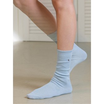 히그 [단독]long loose socks_SKY BLUE