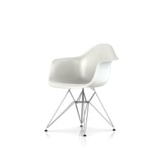 [허먼밀러 공식딜러] Eames Plastic Armchair, Wire Base (White/Chrome)