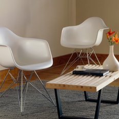 [허먼밀러 공식딜러] Eames Plastic Armchair, Wire Base (White/Chrome)