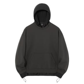 (유니)UTILITY LAYERED DETAIL HOODIE (CHARCOAL) [LSRSCTH106M]