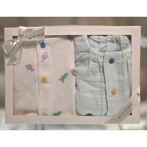 (임신출산선물)키오X티로7부우주복2종세트 (07Q357502S3)