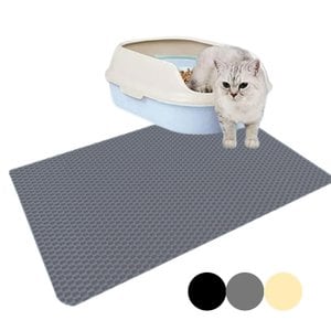  대형 사이즈 올록볼록매트 고양이 화장실 모래방지 매트 3색 택1