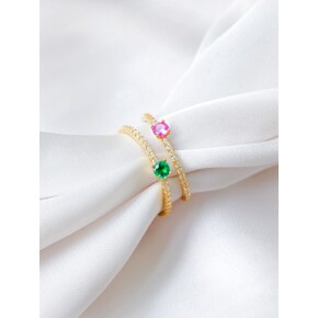 [Silver925] Simple Ladybug Ring_CR0494