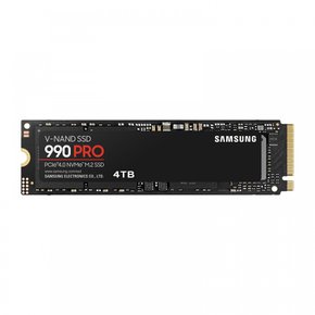 Samsung 990 PRO 4TB PCIe Gen 4.0 x4 7X450MBs) NVMe M.2 (2280) SSD MZ-V9P4T0B-ITEC (최대