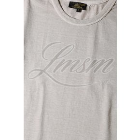 Cotton LMSM Lettering T-shirt_Beige_ LSTD0TS04W