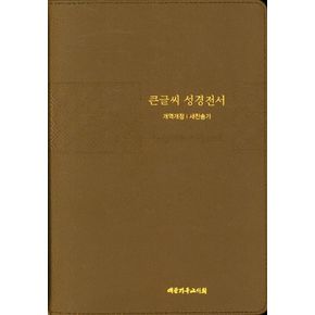 큰글씨 성경전서(개역개정/새찬송가/NKR83TU/특대/모카브라운)