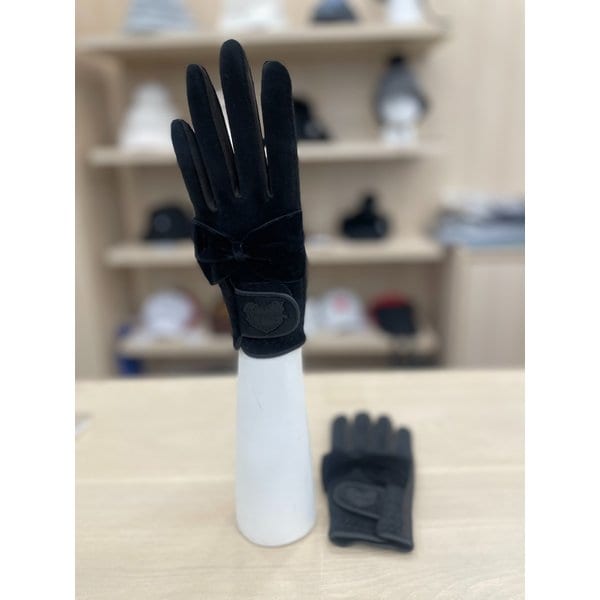 [여주점] 여성 리본 플리스 장갑 GP422LGLO1BLCK