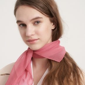 Solid chiffon silk scarf 7color