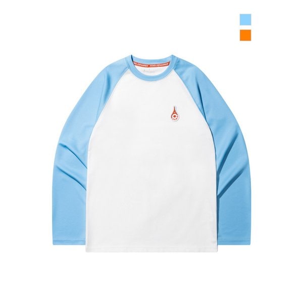 [남녀공용][여성] 스포츠 와펜 래글런 롱슬리브