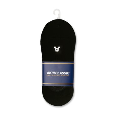아키클래식 A로고 페이크삭스 3 PACK 블랙