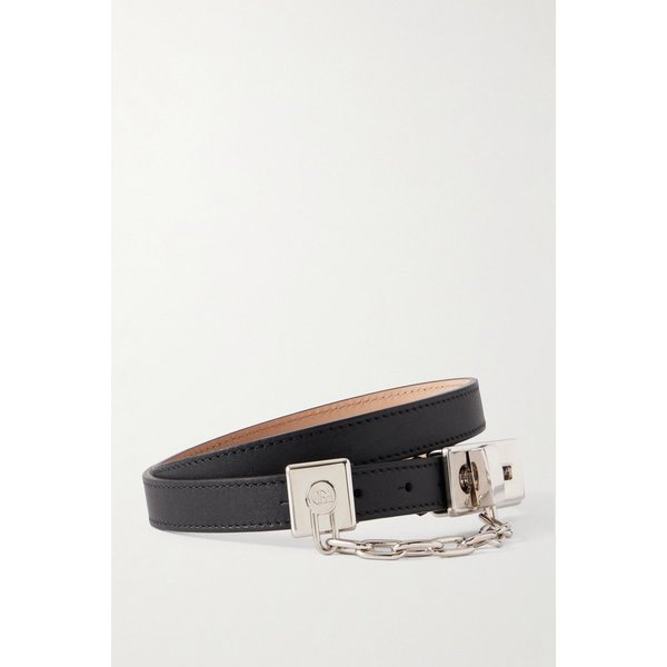 락 체인 디테일 가죽 벨트 46376663162949456
