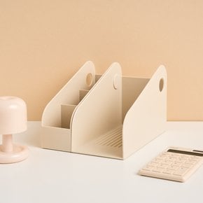 필요대로 조합하는 공간활용 책꽂이 겸 연필꽂이 14.5x17x22cm