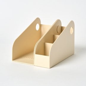 필요대로 조합하는 공간활용 책꽂이 겸 연필꽂이 14.5x17x22cm